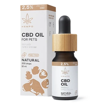 2,5% CBD aliejus augintiniams