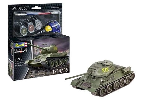Revell - T-34-85 dovanų komplektas, 1/72, 63302