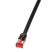 „LogiLink Patchcord Płaski U/FTP Cat6“, 3m, juodas (CF2063S)