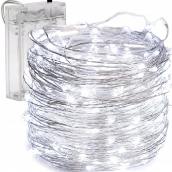 Girlianda 80 LED Micro, šalta balta