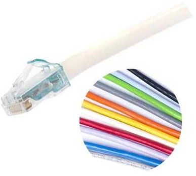 COMMSCOPE Patchkabel kat 6A U/UTP, Mino6A slim 4,95mm i diameter, længde: 2 fod (0,6m), farve: sort med LSZH kappe