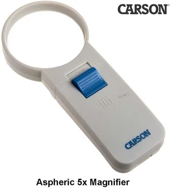 Carson Aspheric asferinis didinimo stiklas 5x didina