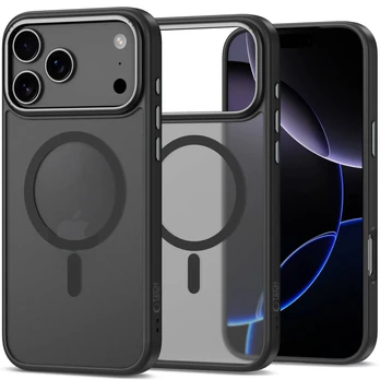 Dėklas Tech Protect TP CAMEDGE MAGSAFE IPHONE 17 PRO MATTE Juodas GUNMETAL