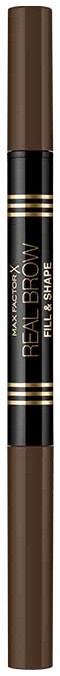 Antakių pieštukas Max Factor Fill & Shape 03 Medium Brown, 0.66 g