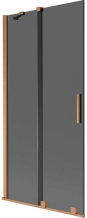 Vonios sienelė Mexen Velar, 95 x 150 cm, Brushed copper/Graphite