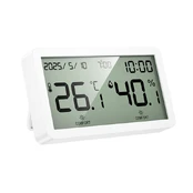 Elektroninis laikrodis su higrotermometru Hoco HX42 baltas kaina