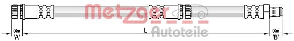 Stabdžių žarnelė METZGER 4110266