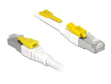 Delock Patchkabel SSTP CAT 6A Secure baltas 5,0m kaina