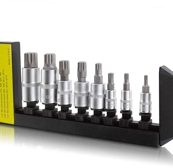 Bituxx TORX antgalių rinkinys, 8 vnt., chromo vanadžio plienas