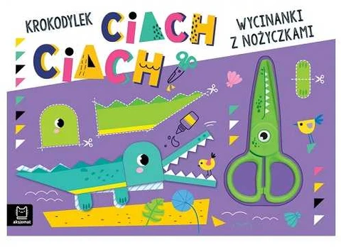 Aksjomat Wycinanki su nożyczkami Krokodylek ciach... 40393