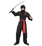 Karnavalinis kostiumas vaikams Widmann Super Muscle Ninja 052B, 164 cm