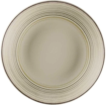 Deep plate, 1085 ml, Earth Argila