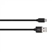 Solight USB 2.0 - USB B mikro kabelis 1m