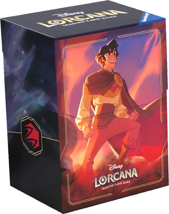 Žaidimo kortelių dėklas Ravensburger Disney Lorcana Aladdin