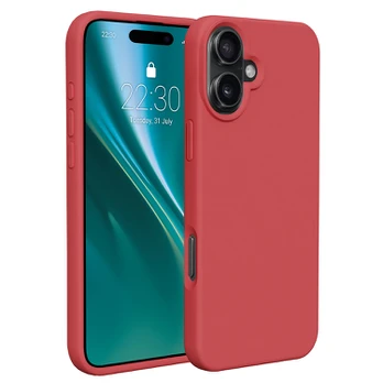 Telforceone Po silikono dėklas iPhone 16 6.1" aviečių