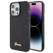 Dėklas Guess Disco Metal Script   iPhone 15 Pro Max - Juodas kaina