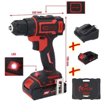 Akumuliatorinis atsuktuvas KS TOOLS 515.6400