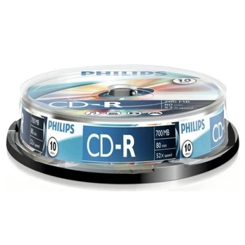 Philips CD-R 80 700MB CAKE BOX 10