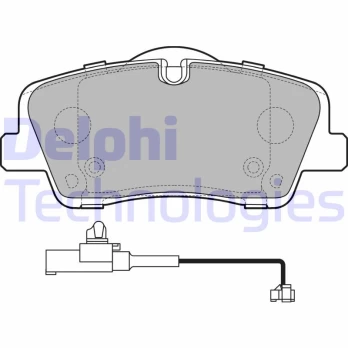 DELPHI LP3292 Brake pad set