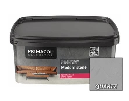 Struktūrinis dekoras PRIMACOL Modern stone, QUARTZ efektas, 4,5 kg