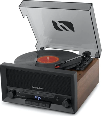 Patefonas Muse MT-112 MB, juoda sp., 20 W