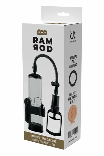 RAMROD Vibrating Pump System with Multi-Speed Bullet & Sleeve 20cm