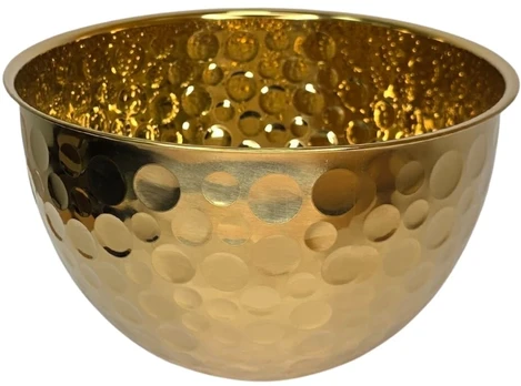 Metalinis dubuo aukso spalvos 22cm 3397-22