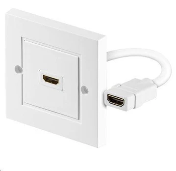 MicroConnect HDMWALL1 - HDMI - Baltas - Plastic