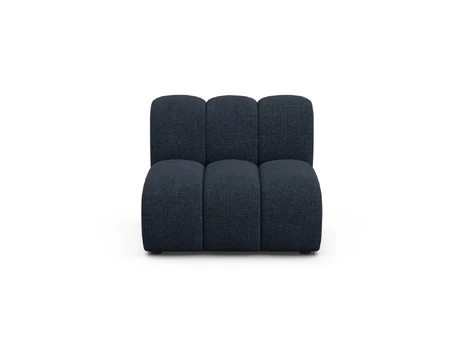 Modul Armless, "Lupine", 1 Seat, 92x95x70, Navy Blue