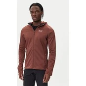 Jack Wolfskin Fliso džemperis Peak District A65272 Ruda Regular Fit