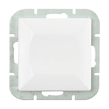 Išpardavimas // Przycisk dzwonek p/t Pearl, 10A, 250V, WP-6/7P, biały