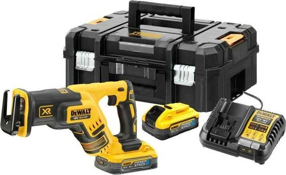 akumuliatorinė pilarka szablowaa 18V, DeWalt [DCS367H2T-QW] 2x5,0Ah POWERSTACK, Li-Ion