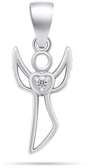 Brilio Silver Decent sidabrinis pendant Angel PT122W