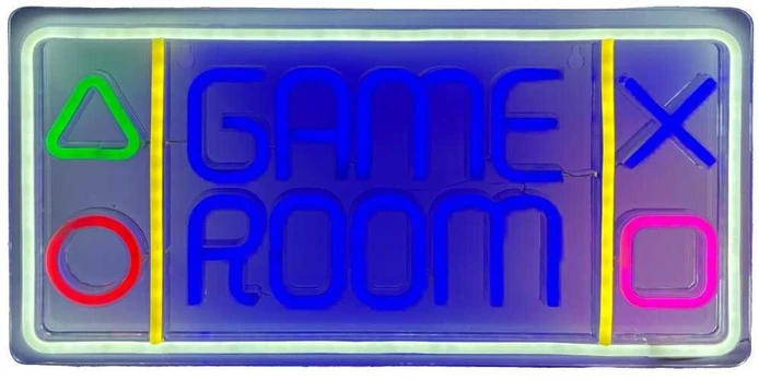 Neon Beline Light Gamepad Game Zone