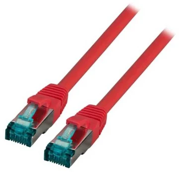 EFB Kabelis RJ45 S/FTP, Cat.6A, LSZH, 20m, raudona