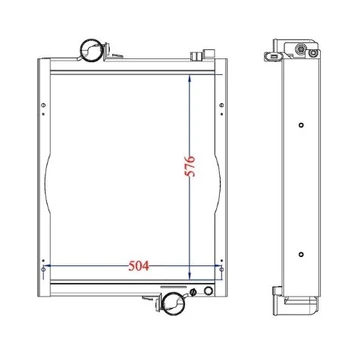 AL115004 Radiatorius JD6800-6910