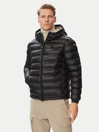 Blauer Žieminė striukė Charles 26WBLUC02218 Juoda Regular Fit