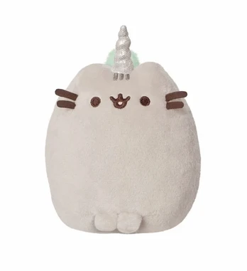 Pusheen - Pliušinis talismanas Pusheenicorn, 14 cm