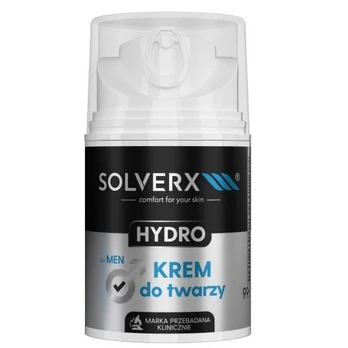 Veido kremas Solverx Hydro, 50 ml