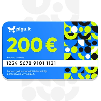 El. Dovanų kuponas, € 200