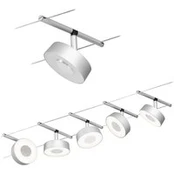 "Paulmann Circle LED" kabelių sistema 5fl. chromo matinis