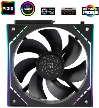 Thermalright TL-M12QR PWM ARGB Ventiliatorius | Juodas