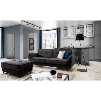 Sofa - lova Bellis su patalynės dėže pilka, Loco 5