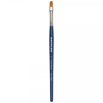 Kryolan Torey plokščias sintetinis teptukas nr. 6