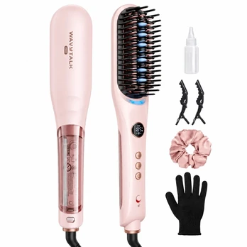 Plaukų formavimo šukos Wavytalk SteamBrush Pro rožinės