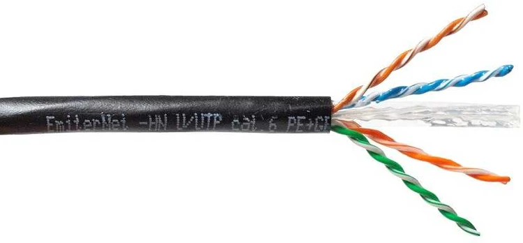 External EmiterNet External Gel-Filled UTP (U/UTP) Cat.6 Gel, Wire 4x2x0.57, PE+GEL