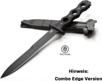 "Benchmade" 185SBK SOCP fiksuotas peilis, CPM-3V