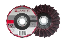 Žiedlapinis šlifavimo diskas GRANTEX, 125 x 22 mm, vidutinio švelnumo kaina