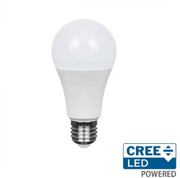 10,5W LED lemputė, E27, A60, 6500K, 200°, CREE LED chip
