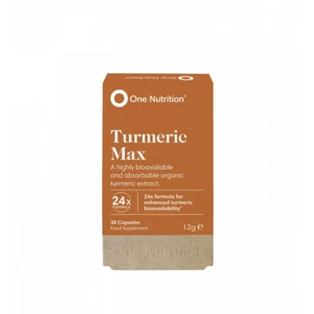 One Nutrition Turmeric Max Ciberžolės kapsulės, 30 kapsulių
